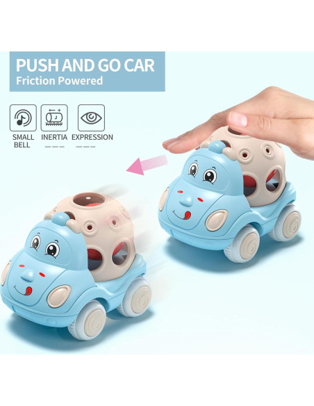 Juguetes de Coche para Bebés xFFFun 4 Pack Sonajeros 6-18 Meses