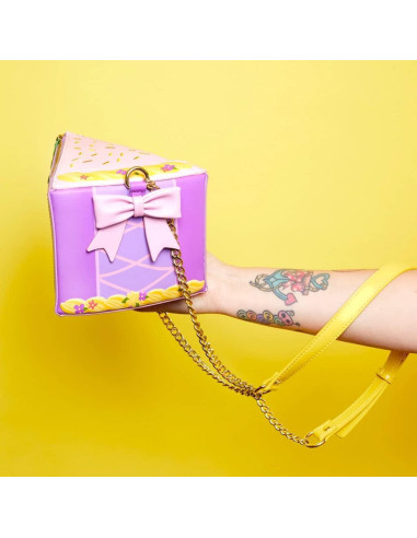 Bolso Cruzado Pastel Cosplay Disney Loungefly Rapunzel