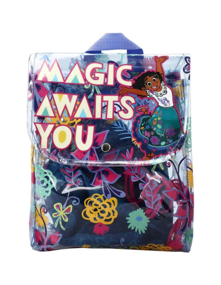 Mochila Mini Transparente Bioworld Disney Encanto 25.4x22.9cm