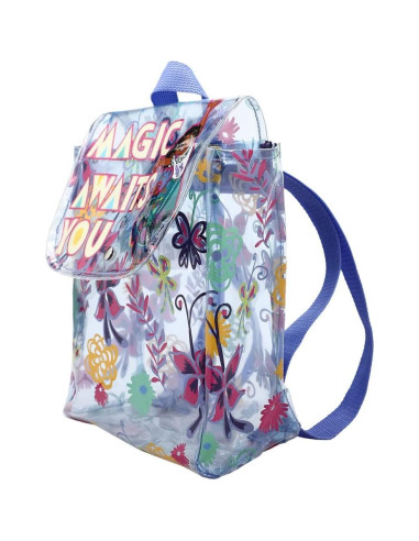 Mochila Mini Transparente Bioworld Disney Encanto 25.4x22.9cm