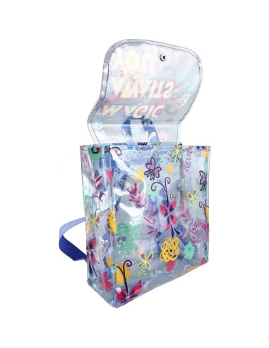 Mochila Mini Transparente Bioworld Disney Encanto 25.4x22.9cm