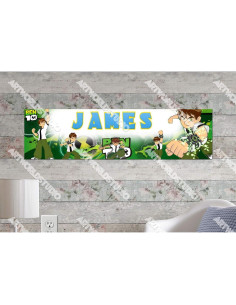 Póster Personalizado Ben Ten 21.6x76.2cm para Cumpleaños 2