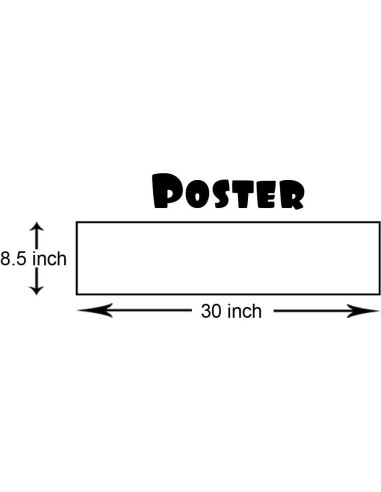 Póster Personalizado Ben Ten 21.6x76.2cm para Cumpleaños