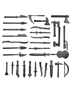 Paquete de Armas Medievales Xbrtmbuild - 30 Piezas Detalladas