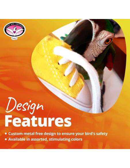 Juguete para Pájaros Super Bird Creations Sneaker 12 Paquete