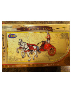 Carro Romano Papo con 2 Caballos Blancos 27.5x15x17.5cm