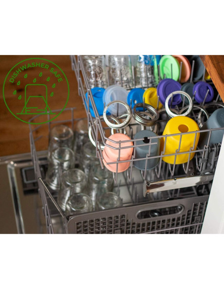 Popotes de Acero Inoxidable Cortos Mason Jar Lifestyle 12.7cm