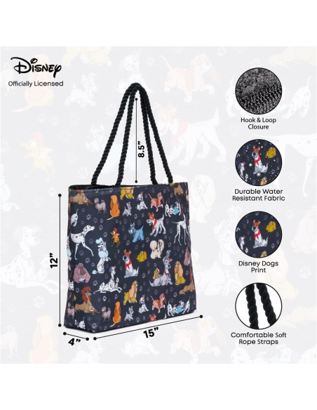 Bolsa Tote de Perros Disney para Mujeres 40.6x30.5cm