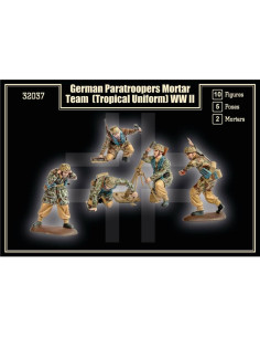 Figuras de Mortero Paracaidistas Alemanes Mars 32037 1:32 2