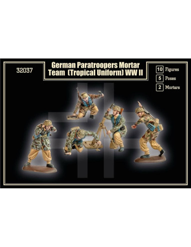 Figuras de Mortero Paracaidistas Alemanes Mars 32037 1:32
