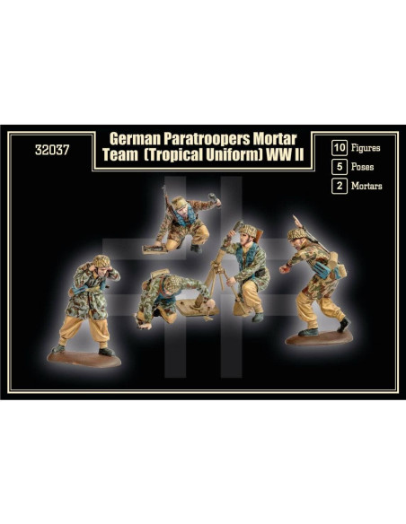 Figuras de Mortero Paracaidistas Alemanes Mars 32037 1:32