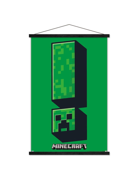 Póster de Pared Trends International Minecraft Creeper 86.4x56.7cm