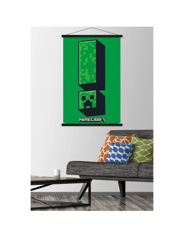 Póster de Pared Trends International Minecraft Creeper 86.4x56.7cm