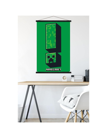 Póster de Pared Trends International Minecraft Creeper 86.4x56.7cm