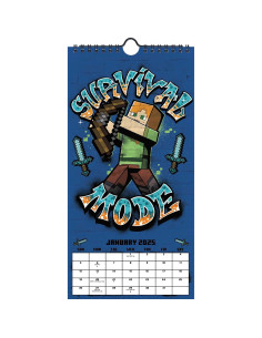 2025 Minecraft Mini Poster Calendar 2
