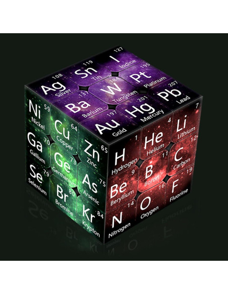 Cubo Mágico 3x3 Amaza Velocidad Elementos Químicos