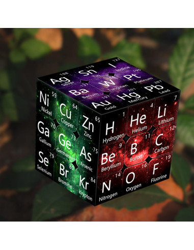 Cubo Mágico 3x3 Amaza Velocidad Elementos Químicos
