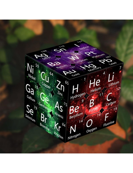 Cubo Mágico 3x3 Amaza Velocidad Elementos Químicos