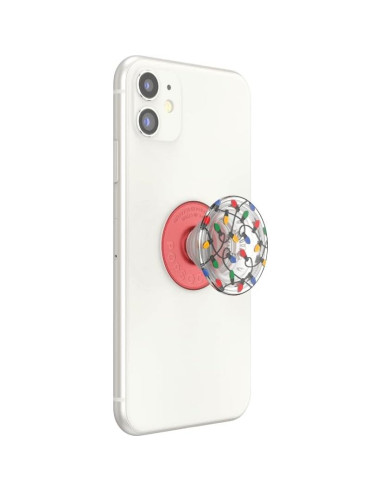 PopSockets Agarre Translúcido Corgi Navidad - Soporte Teléfono