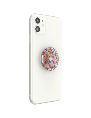 PopSockets Agarre Translúcido Corgi Navidad - Soporte Teléfono