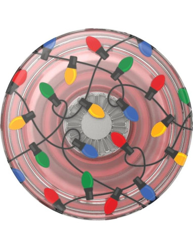 PopSockets Agarre Translúcido Corgi Navidad - Soporte Teléfono