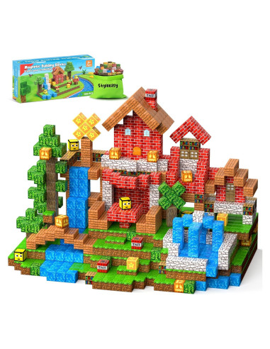 Bloques Magnéticos 100PCS Xinzhoushihui - Juguetes Sensoriales para Niños 3+