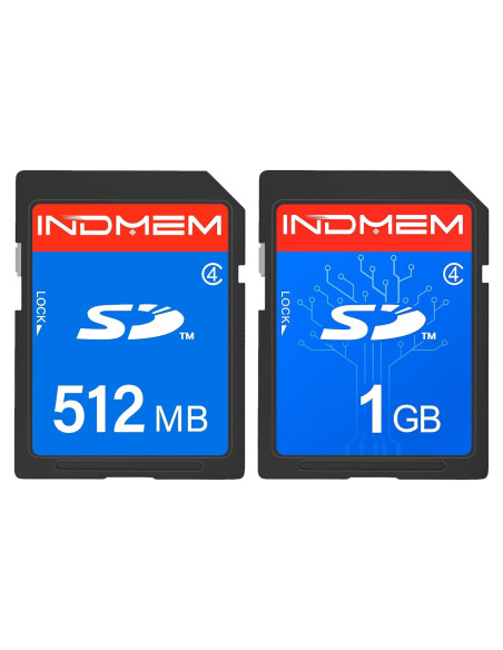 Tarjeta SD 1GB Clase 4 INDMEM para Cámaras Digitales