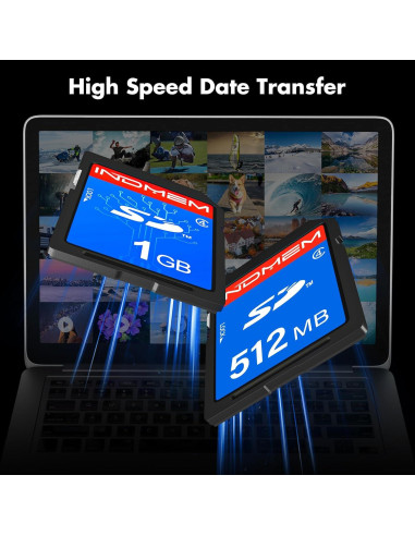 Tarjeta SD 1GB Clase 4 INDMEM para Cámaras Digitales