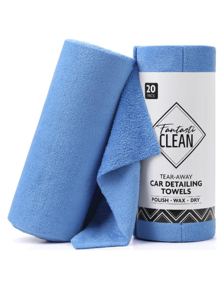 Toallas de Microfibra Fantasticlean para Autos, 20 Piezas, 35.56 cm