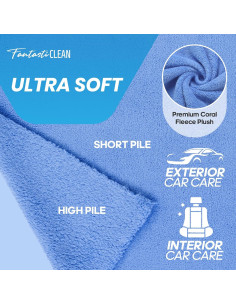 Toallas de Microfibra Fantasticlean para Autos, 20 Piezas, 35.56 cm 2