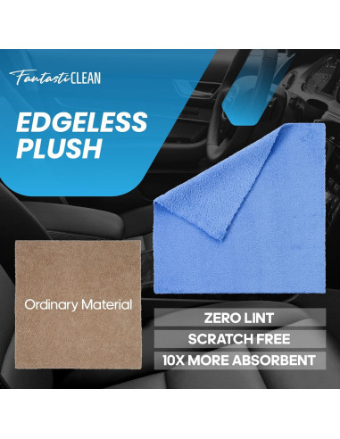 Toallas de Microfibra Fantasticlean para Autos, 20 Piezas, 35.56 cm