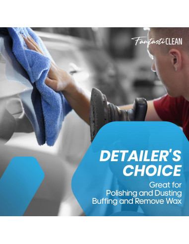 Toallas de Microfibra Fantasticlean para Autos, 20 Piezas, 35.56 cm