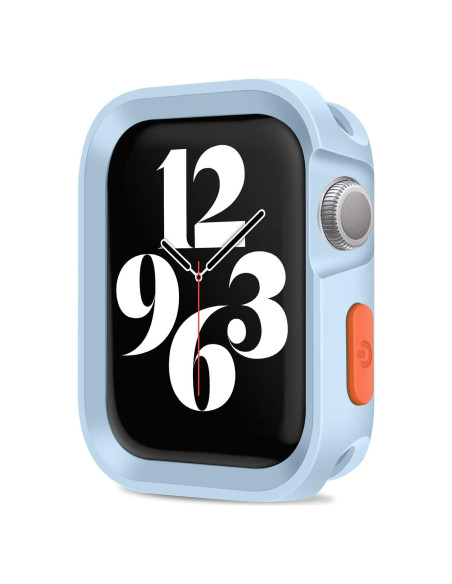 Funda Amizee para Apple Watch 44mm 45mm Azul Claro TPU