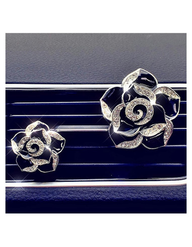2 Clips de Ventilación de Auto CYG&CL con Fragancia Camelia