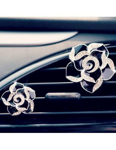 2 Clips de Ventilación de Auto CYG&CL con Fragancia Camelia