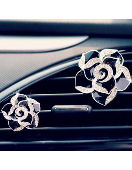 2 Clips de Ventilación de Auto CYG&CL con Fragancia Camelia