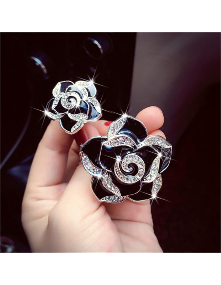 2 Clips de Ventilación de Auto CYG&CL con Fragancia Camelia