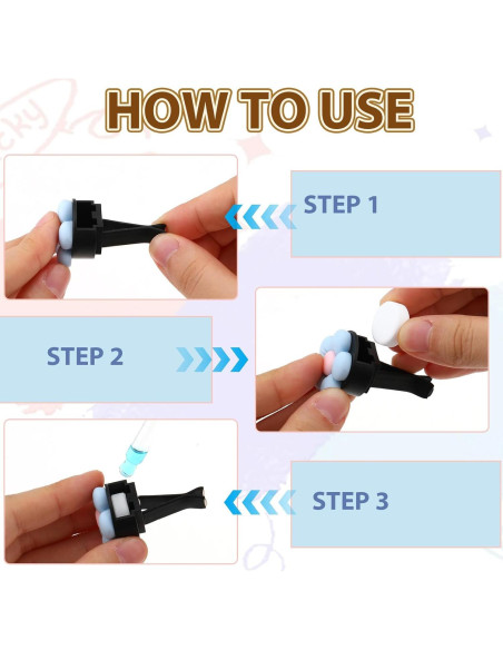 60 Almohadillas de Reemplazo para Clips de Ventilación InnoHHustle 60 Almohadillas de Reemplazo para Clips de Ventilación InnoHHustle