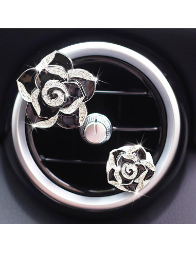 2 Clips de Ventilación de Auto CYG&CL con Fragancia Camelia