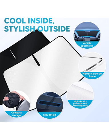 Protector Solar Plegable Cartist para Parabrisas Chevy Equinox 2025-2026