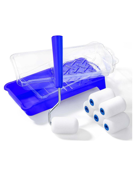 Kit de Rodillo de Pintura de Espuma Bates 10 Piezas 2"