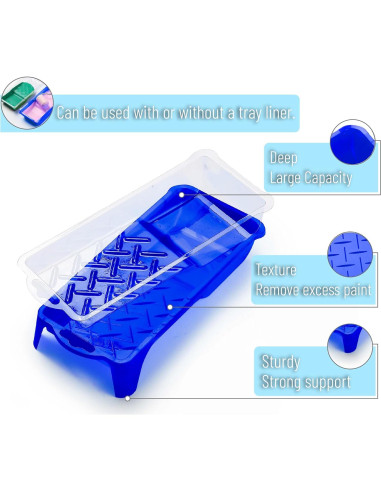 Kit de Rodillo de Pintura de Espuma Bates 10 Piezas 2"