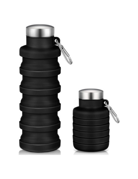 Botella de Agua Plegable Baderke 500ml Silicona Reutilizable