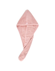 Toalla de Microfibra Bella Sleep + Spa para Cabello Rosa Claro