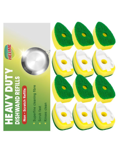 Cabezal de Repuesto para Varita de Platos HELIME Amarillo