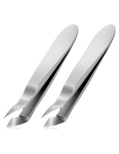 Cortador de Cutículas Profesional FdcZeyxior 2 Pcs Acero Inoxidable