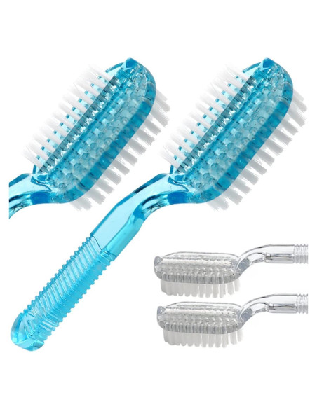 Cepillo de Uñas Doble Cara Xjinmin 4 Pcs Cerdas Suaves