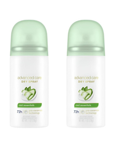 Paquete de 2 desodorantes en spray antitranspirantes Genérico 28 g