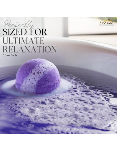 Juego de Bombas de Baño D'Voe 12 Pcs 99g Naturales Aromas