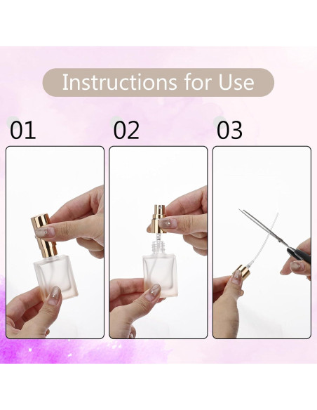 Set de 3 Botellas de Perfume Rellenables 10ml THXKCQLL